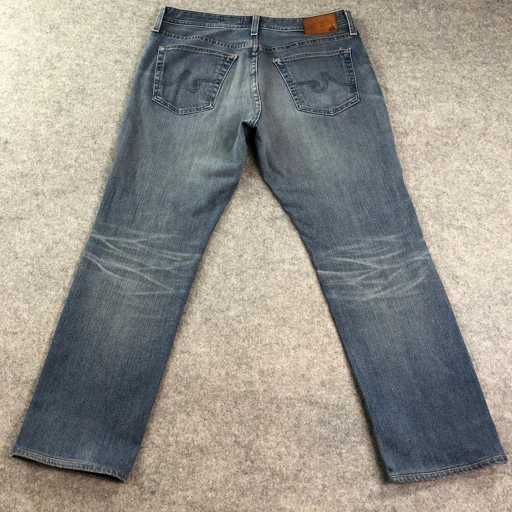 AG THE EVERETT Mens Jeans 34x30 Blue Slim Straight Fit Premium Designer
